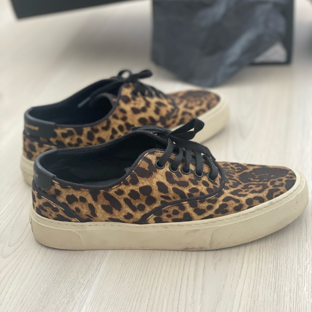 Saint Laurent S21 Flat Leopard Sneaker - Picture 8 of 10